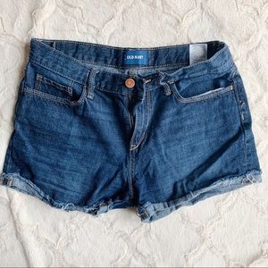 Dark Blue Jean Shorts